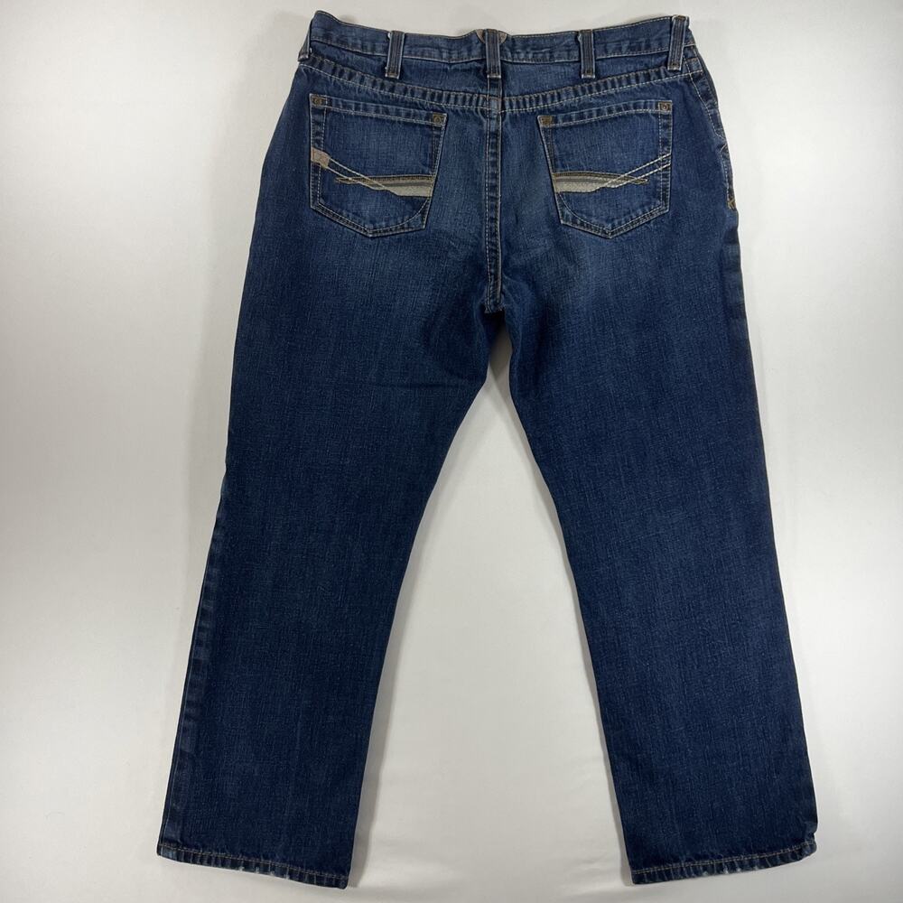 Ariat Jeans Mens 36X30 Blue M2 Relaxed Boot Cut Workwear Western Rodeo - Picture 8 of 10